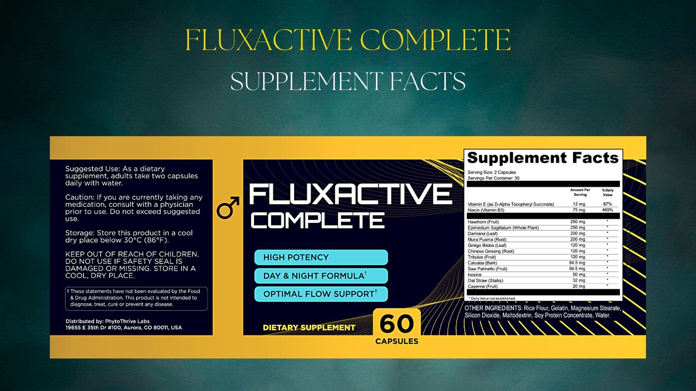 Fluxactive Complete Dosage
