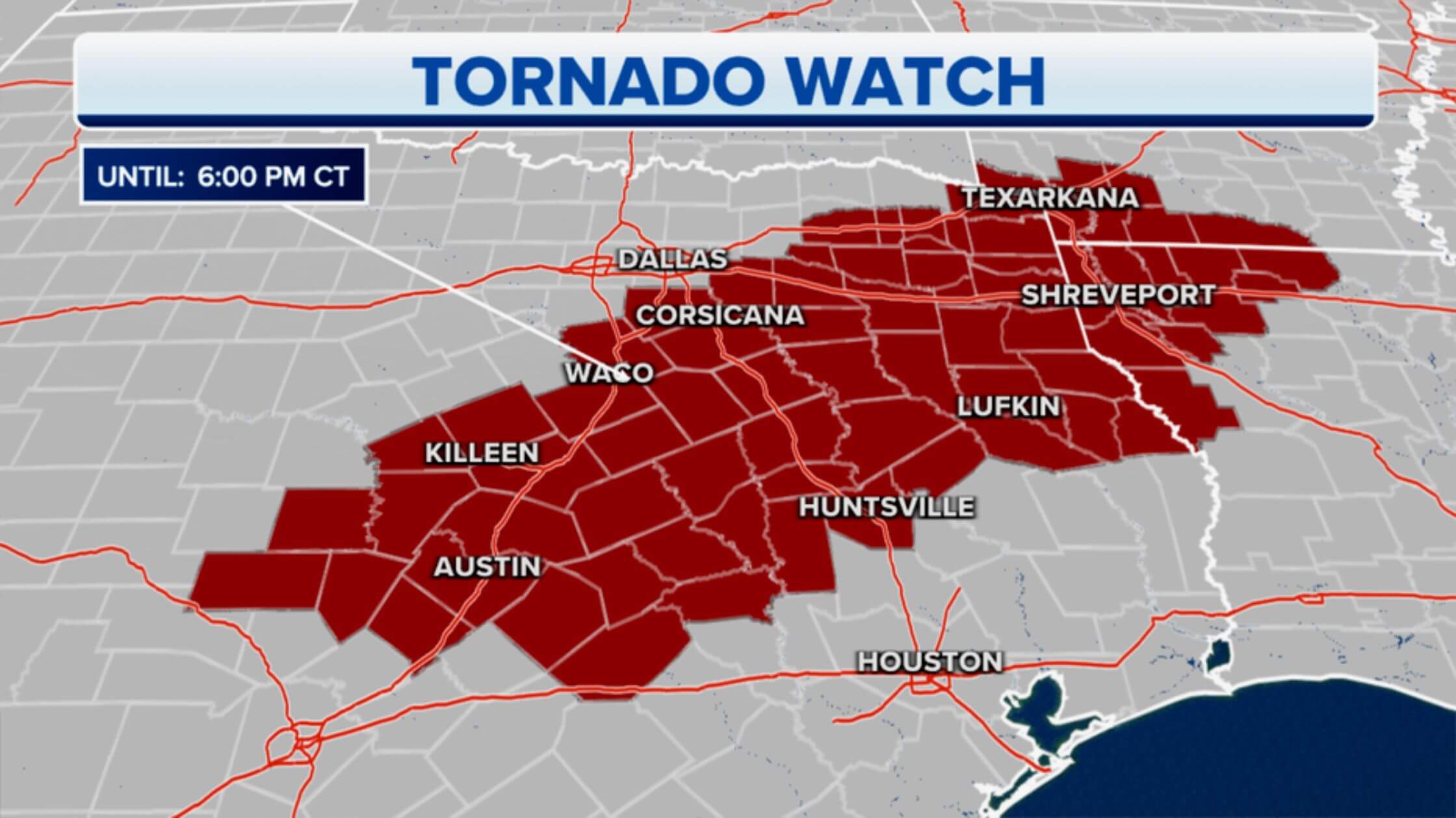 Tornado Watch Texas Has Received Thunderstorm Warnings In Several Areas