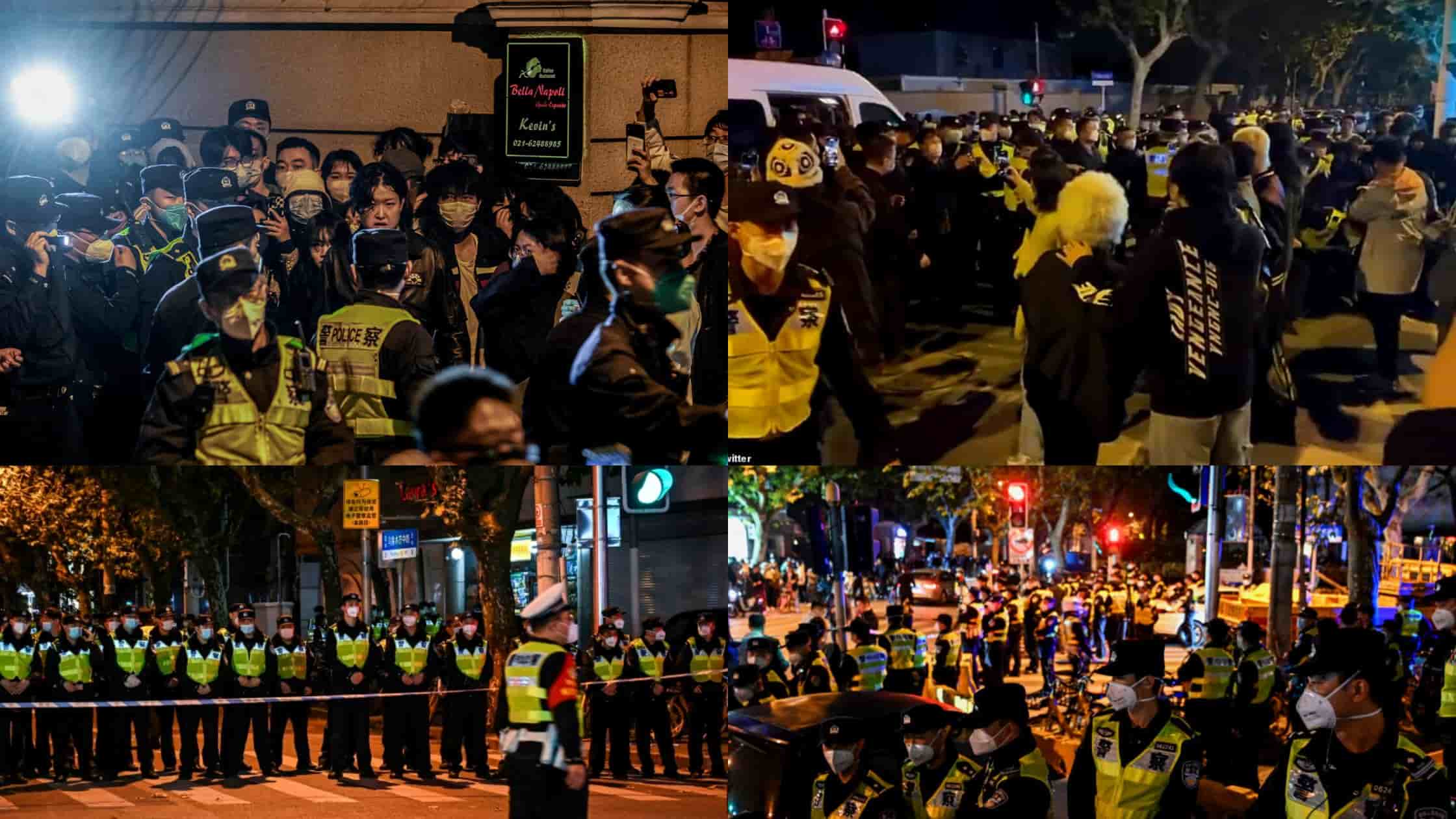 Anti - Lockdown Protest in china