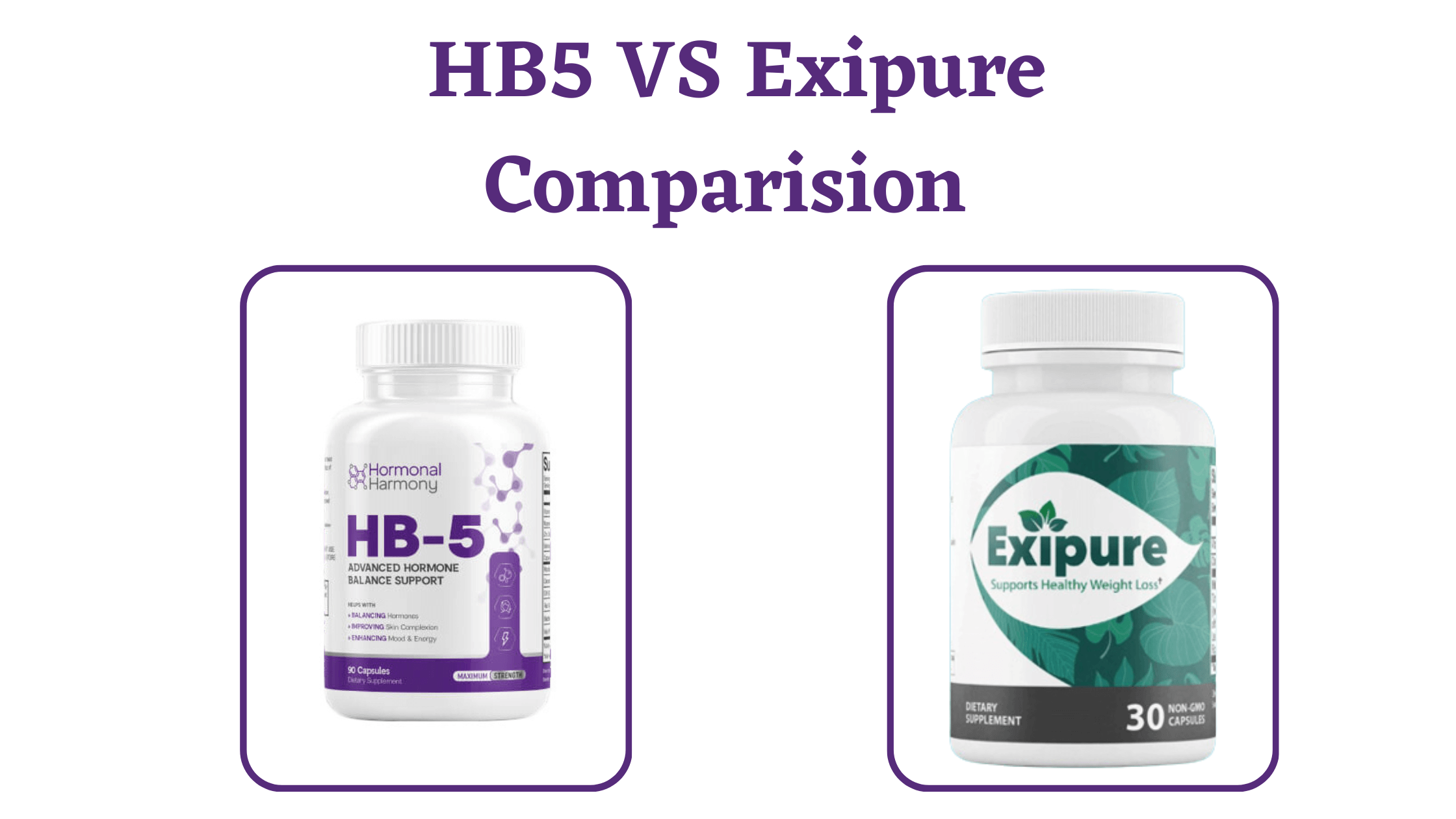 HB5 vs Exipure Comparision