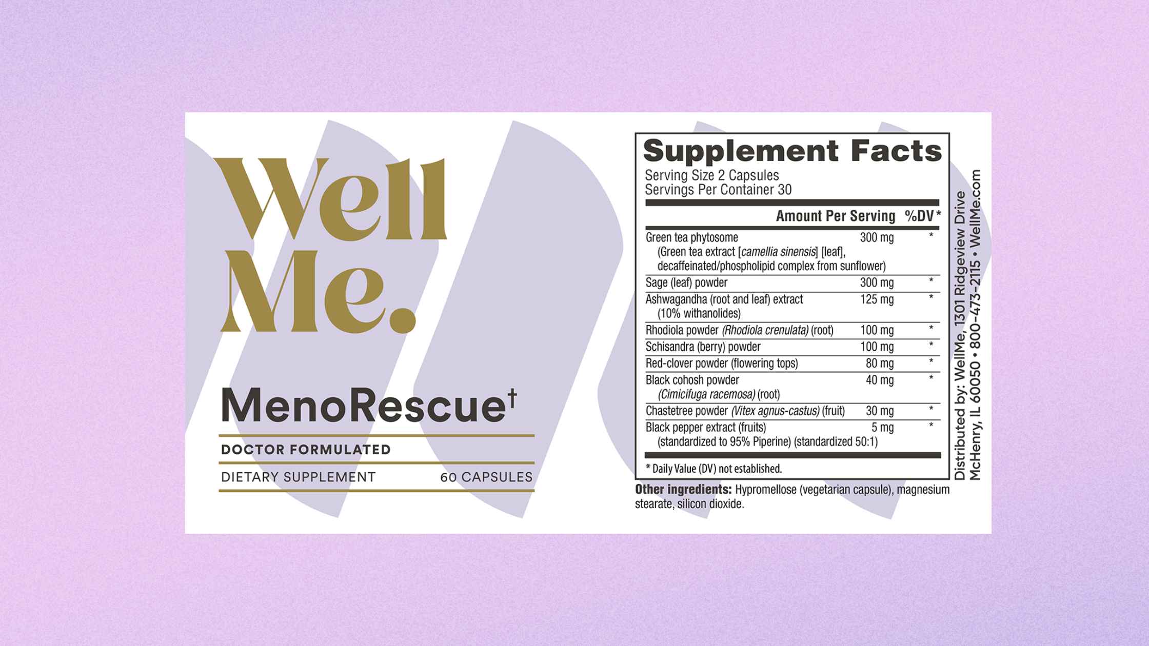 MenoRescue Dosage